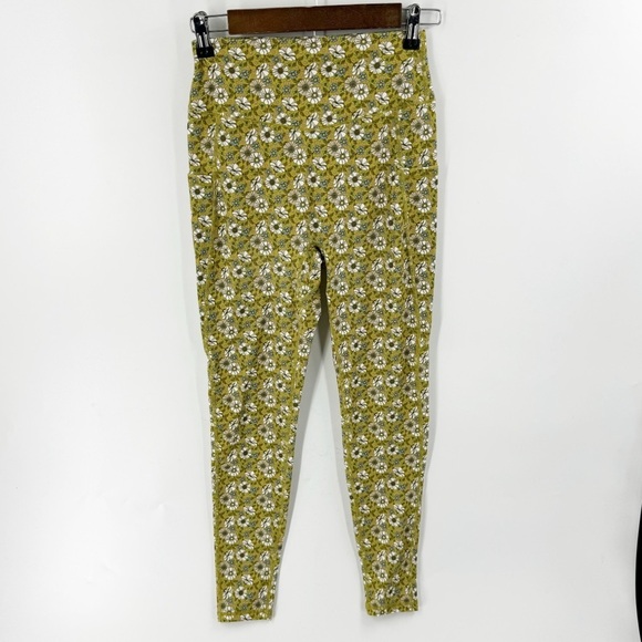 ✅ BuffBunny Rosa Pocket Legging - Green Petal Print Size MEDIUM workout YOGA - Picture 2 of 8